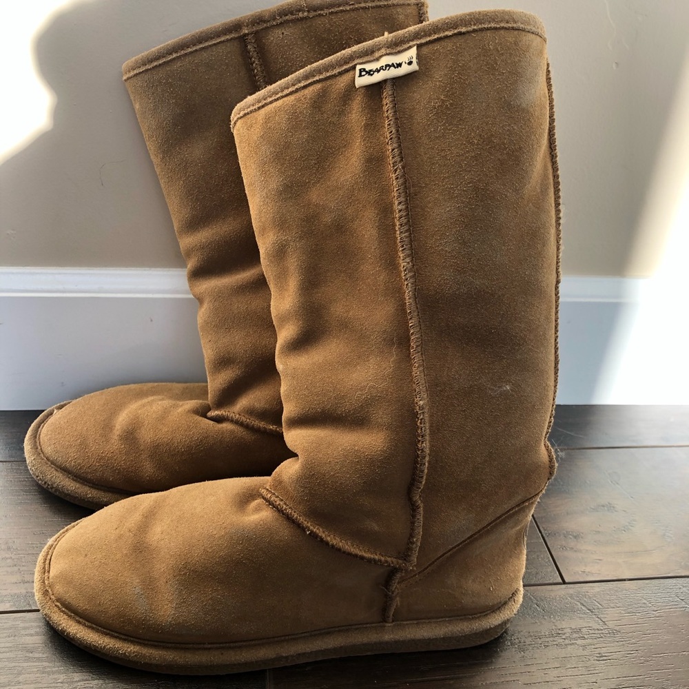 Brown bear paw boots